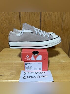 Converse Chuck 70 Ox Low Vintage Cargo Egret Unisex Mens 5.5 Womens 7.5 NEW